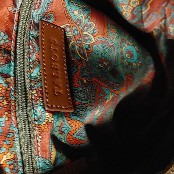 Talbots Black Quilted Shoulder Bag with Faux Leather Straps - Picture 8 of 14